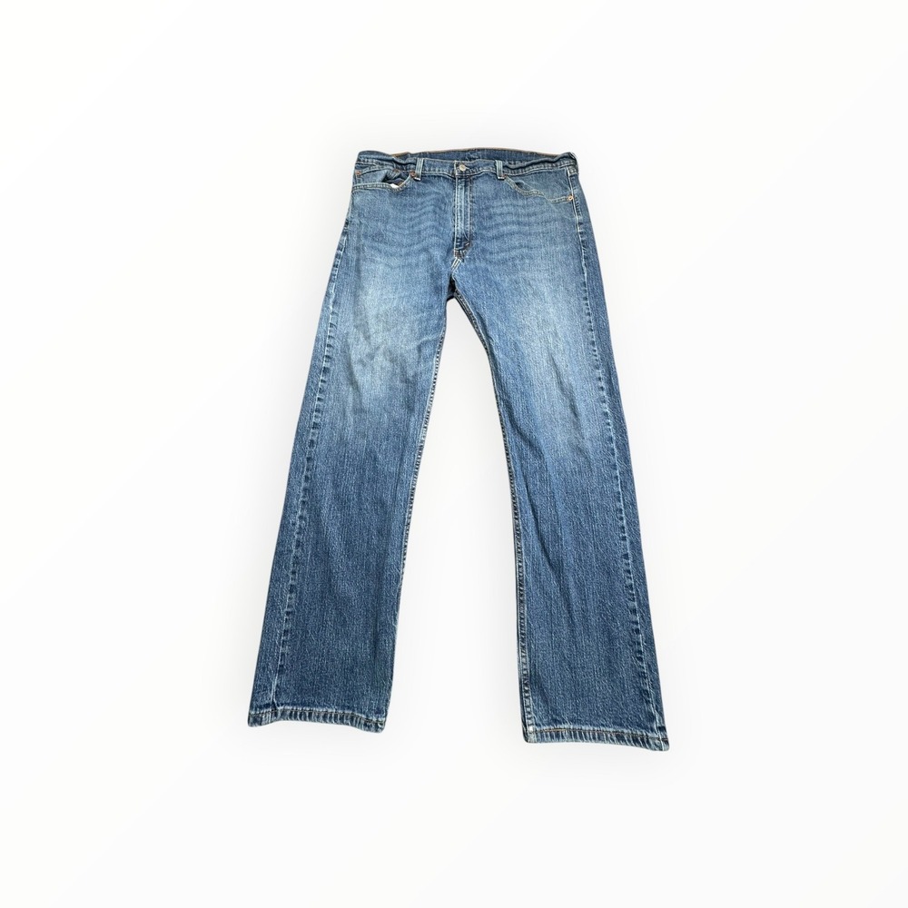 Levi's 505 Jeans Mens 40x30 Blue Regular Straight Denim Workwear